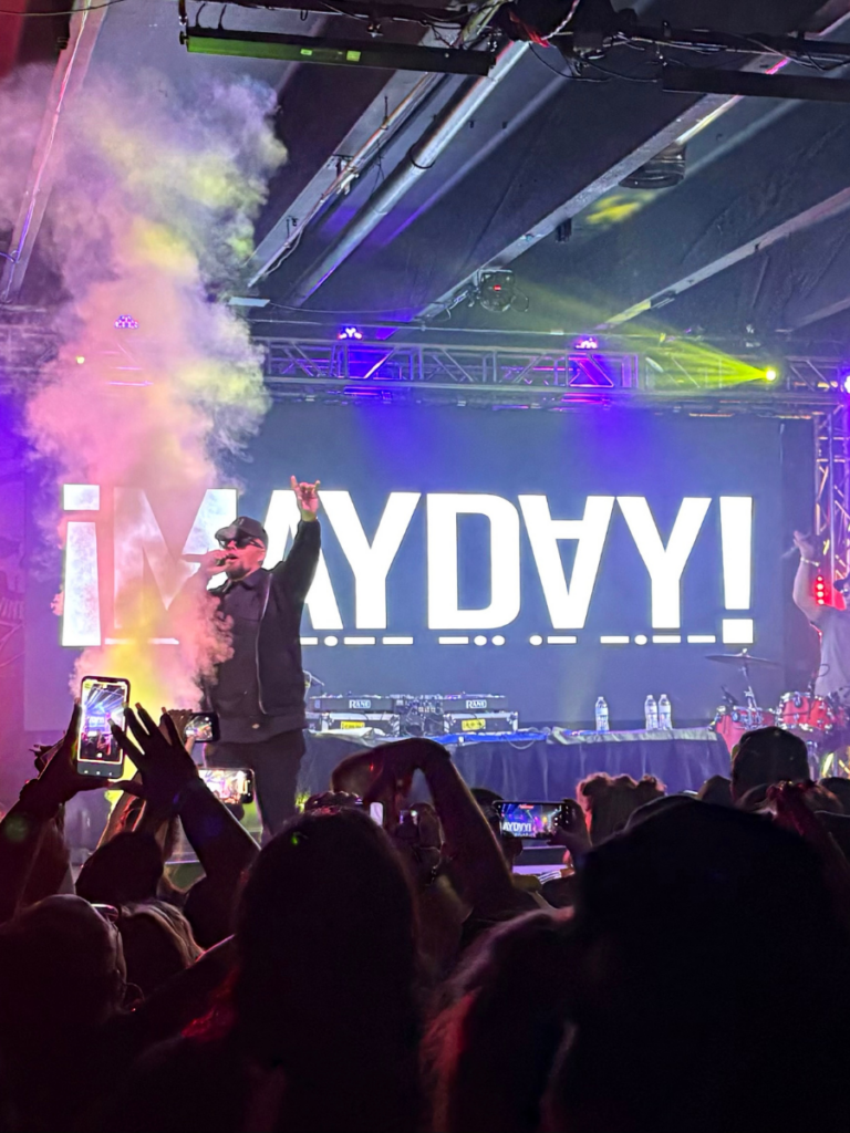 Indoor Modular LED Wall at a live concert.